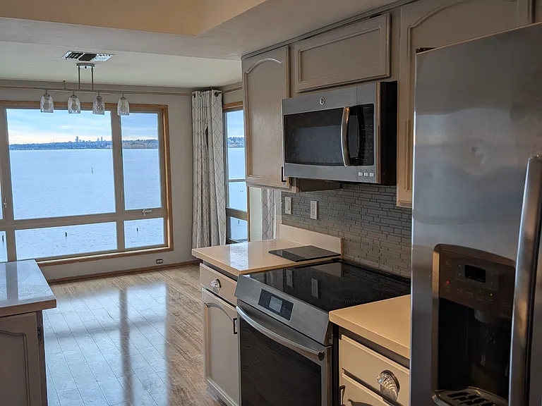 Induction Stove, Quartz countertops