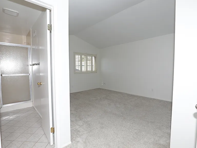 Main bedroom and main bathroom