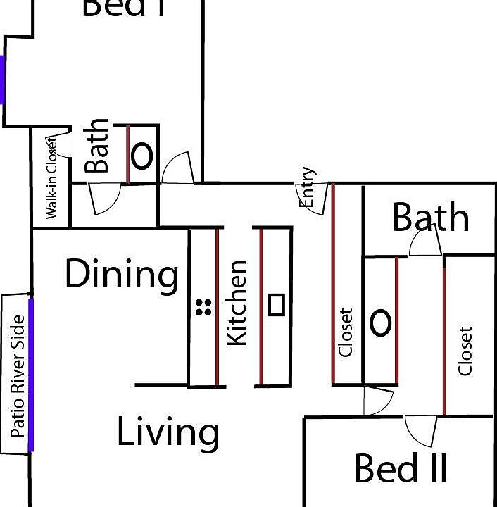 Rough Floorplan - not to scale