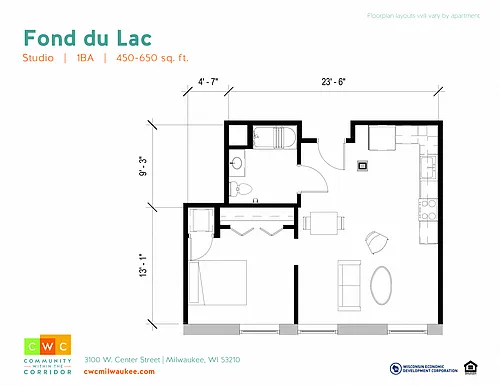 Floor plan Fond Du Lac