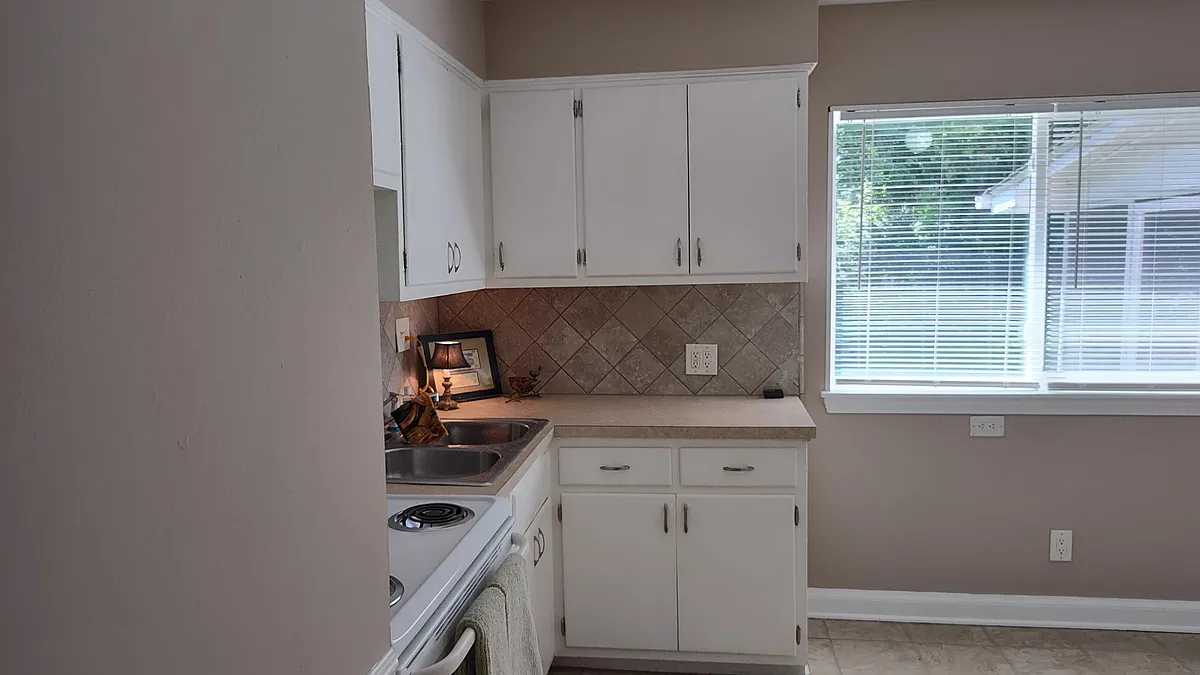 Kitchen with electric stove. - 2107 Gary Dr