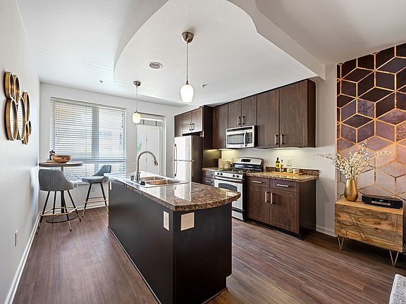 7950 West Sunset Los Angeles, CA One Bedroom Model Kitchen