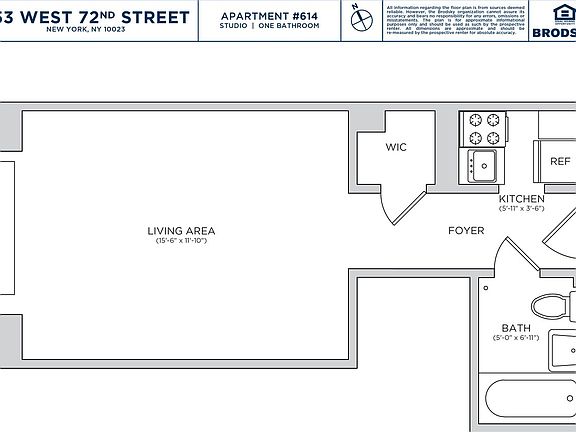 2nd image of 253 W 72nd St APT 614