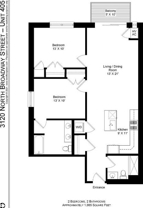 1st image of 3124 N Broadway St #305