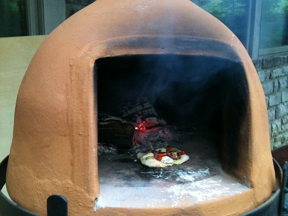 Includes pizza oven!