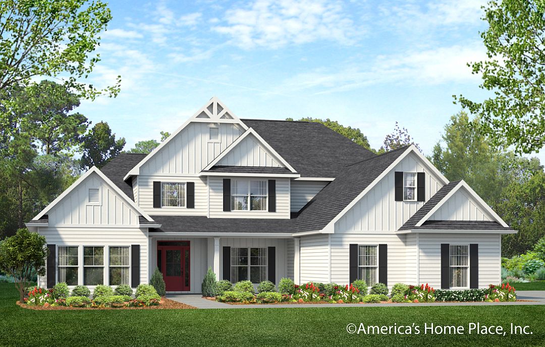 Lexington Modern Farmhouse Plan, Jackson, MS: Build On Your Lot ...