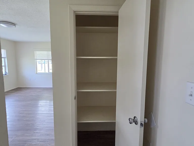 Hall closet