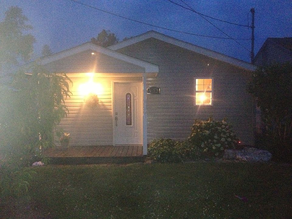 cozy porch at night