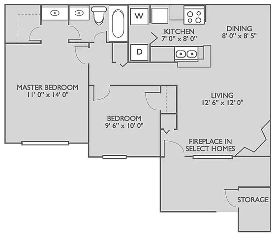 Floor plan Classic Florence