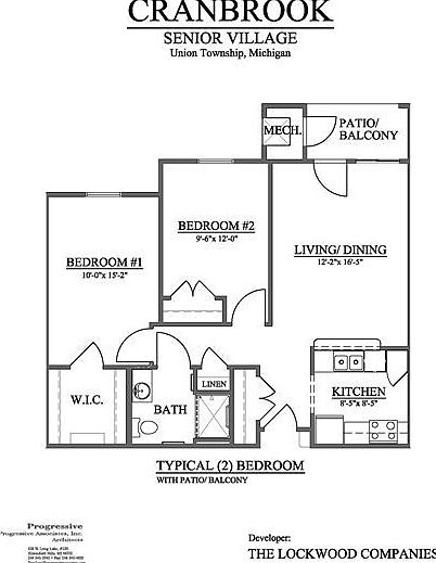 Cranbrook Two Bedroom W-Balcony