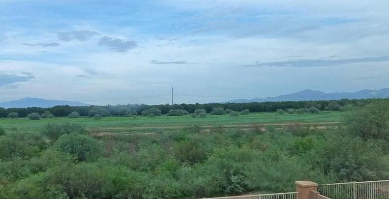 Beautiful open space view from master bedroom, living room, 