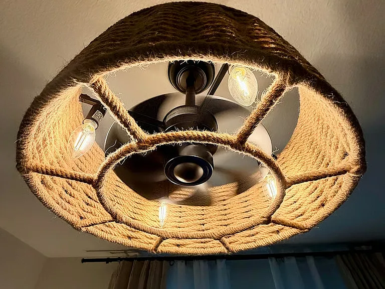 Fans in all bedroom and dining room.