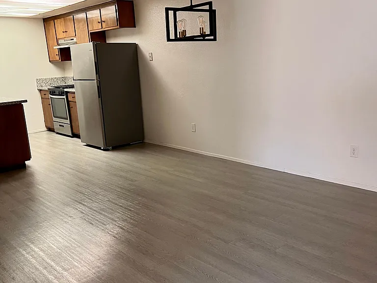 Dining area and kitchen