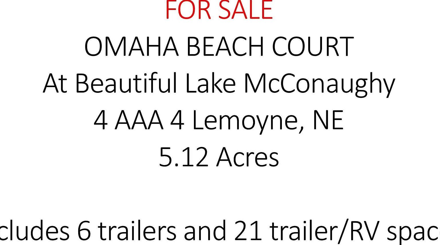 4 Aaa 4, Lemoyne, NE 69146 Zillow