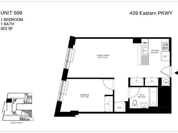 2nd image of 1525 Bedford Ave #509