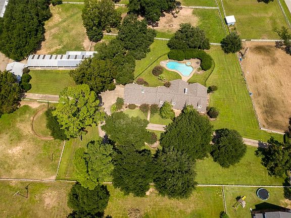 Great aerial view of the amazing piece of property.