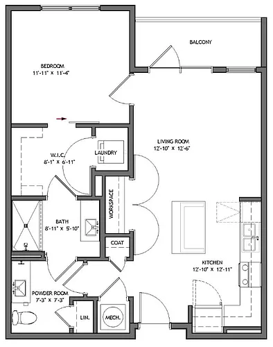 Floor plan The Myrtle