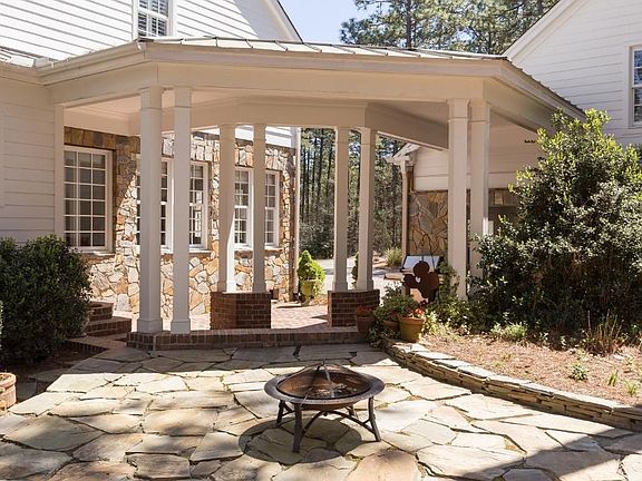 Covered walkway and patio