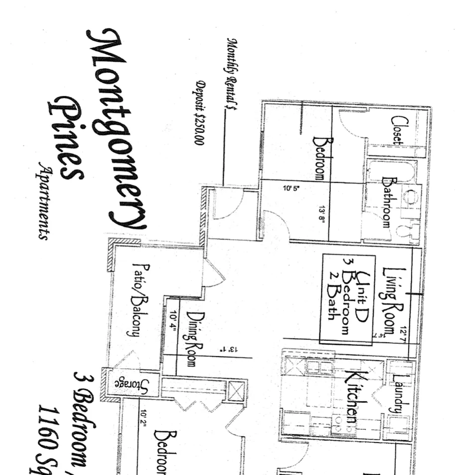Floor plan 3 Bedroom