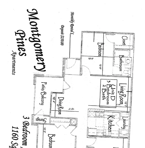Floor plan 3 Bedroom