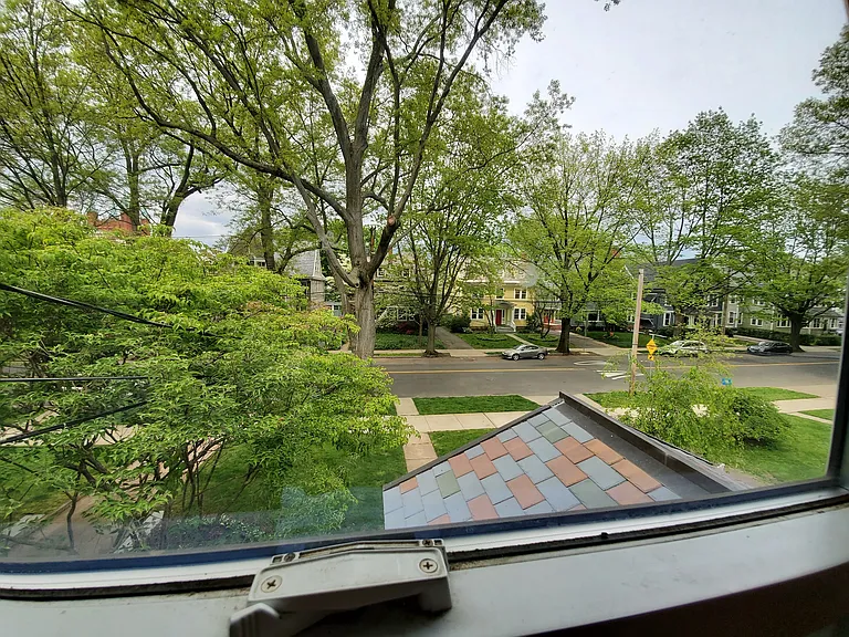 View out to the front of house