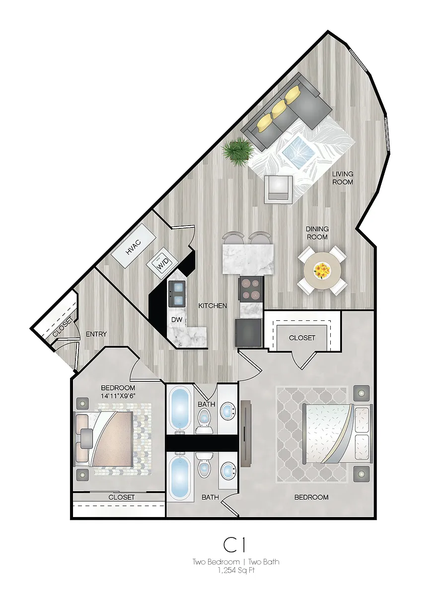 Floor plan C1