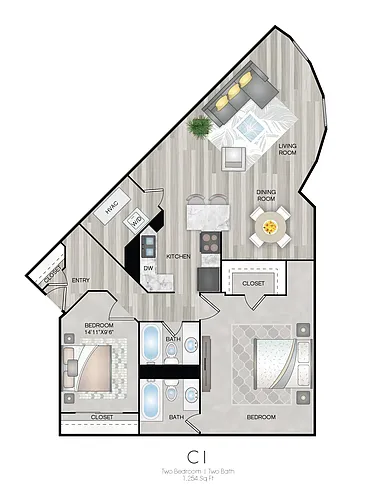 Floor plan C1