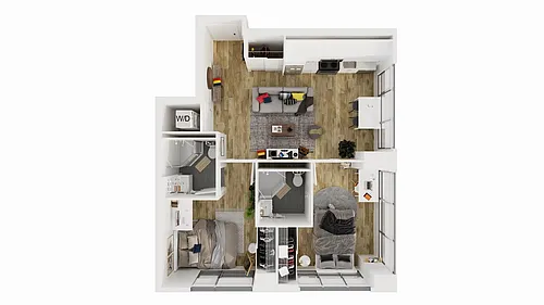 Floor plan Union