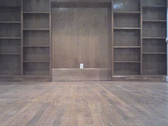 built in shelves