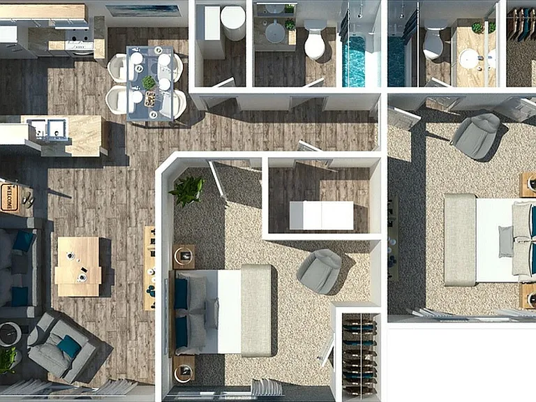 Explore this cozy apartment designed for modern living with two bedrooms and a stylish open-concept area. Explore this cozy apartment designed for modern living with two bedrooms and a stylish open-concept area.
