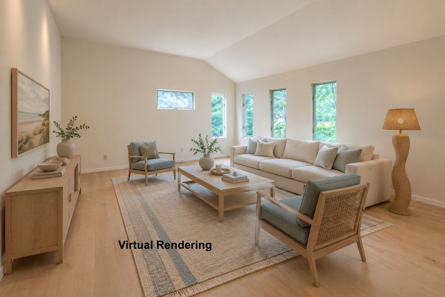 Virtual Rendering Living Room