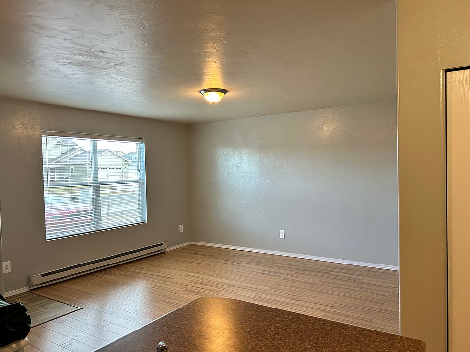 Living Room from the view of the kitchen.