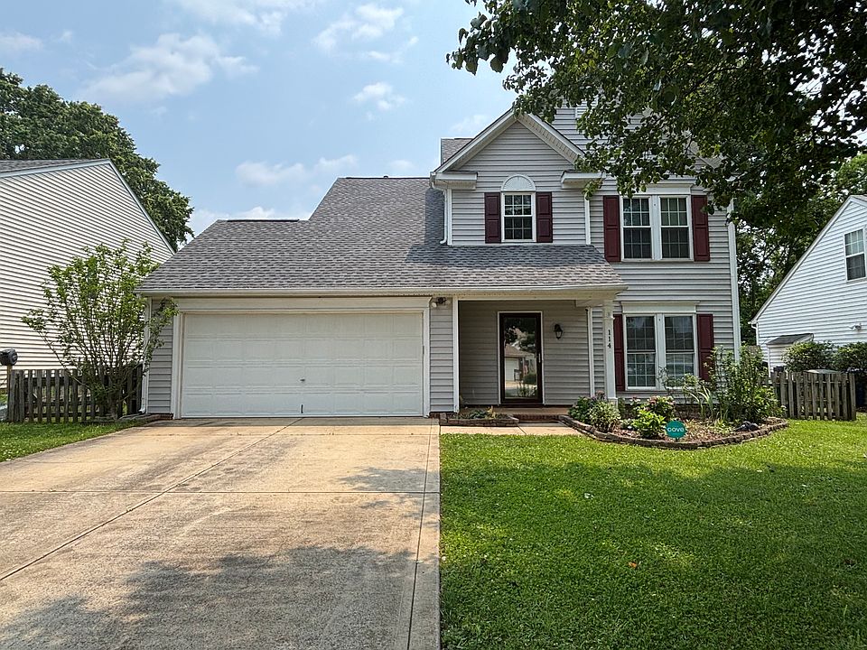 Lovely 3 bedroom, 2 1/2 bathroom home with two car garage and fenced yard!