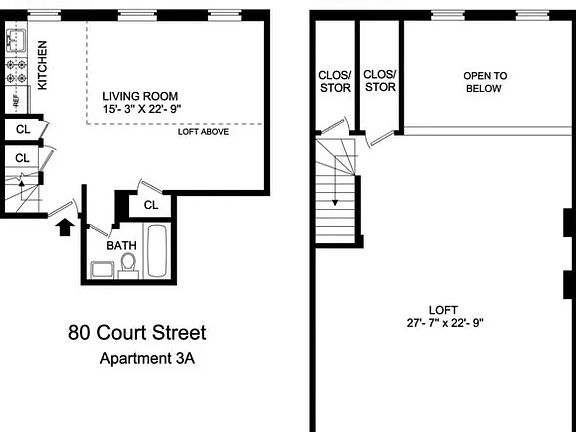 2nd image of 80 Court St #4A