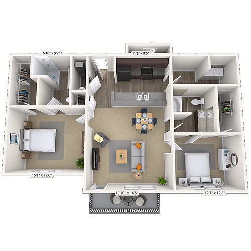 Floor plan Sand Lily