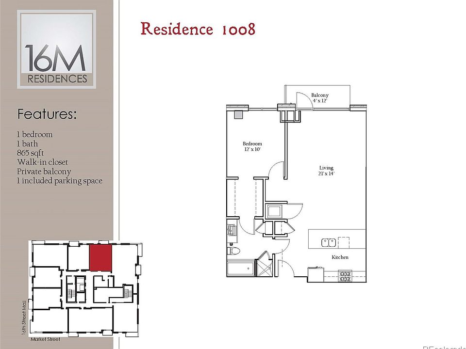 1st image of 1560 Market St APT 1008