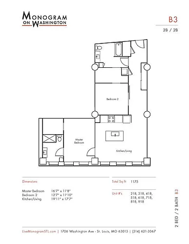 Floor plan B3