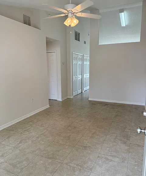 Front entrance, Living area