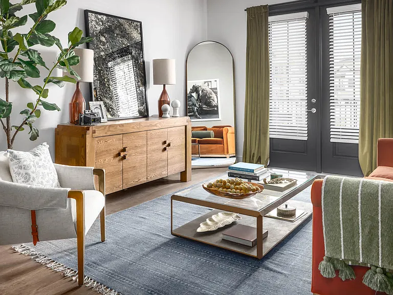 Living Room with Hard Surface Flooring