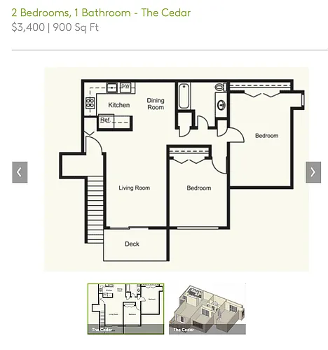 Floor plan The Cedar