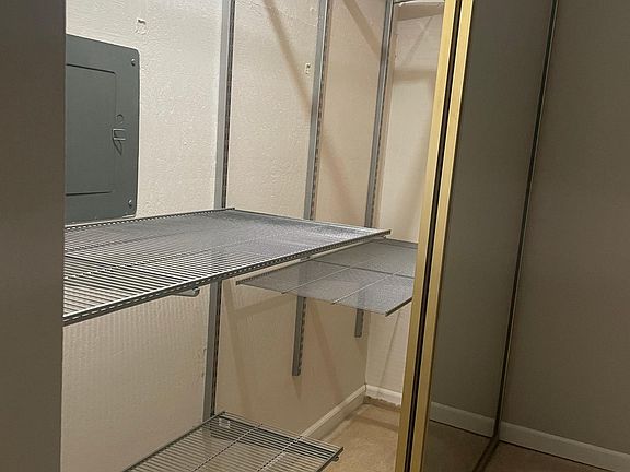 Closet interior view