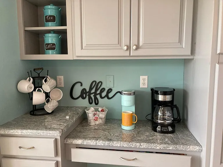 Coffee Bar/Desk Area