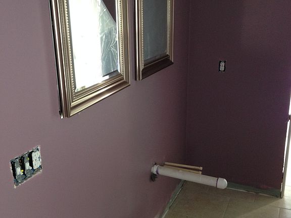 Area for Double Vanity