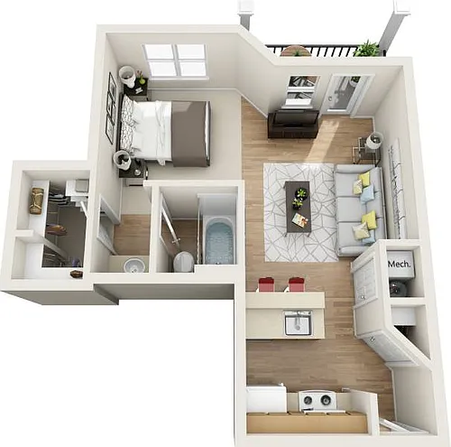 Floor plan E1