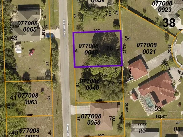 LOT 76 Espanola Dr Lot 76, North Pt, FL 34287