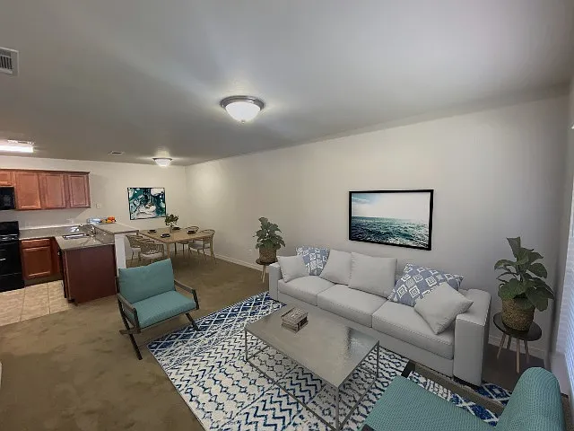 Floor plan Spacious 2 Bedroom Apartments