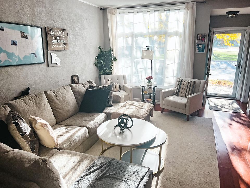 Open concept with hard flooring throughout the main level and modern, updated finishes