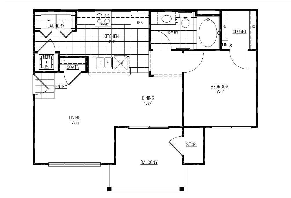 Floor plan The Adams