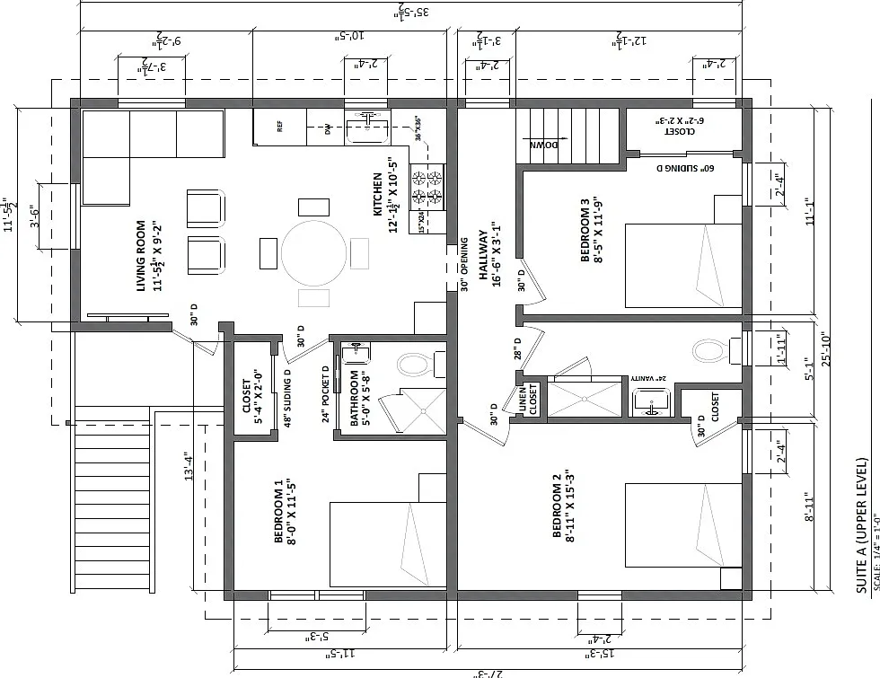 3 bed, 800 sqft, $920 — Photo 4