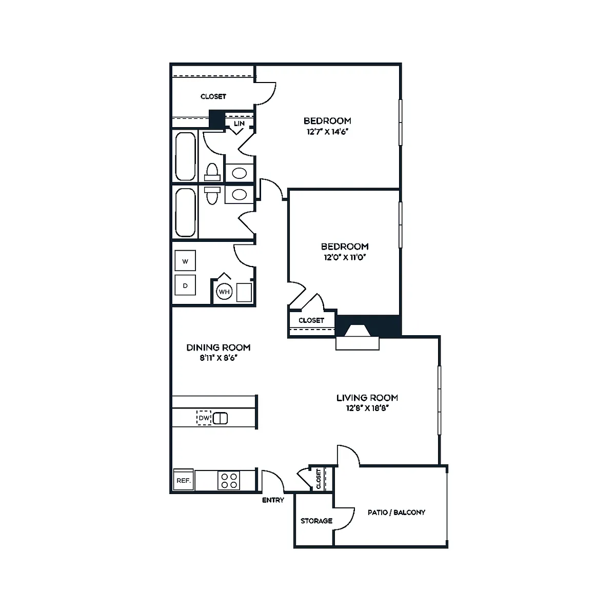 Floor plan B1